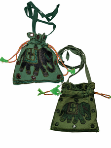 Green Elephant Bag