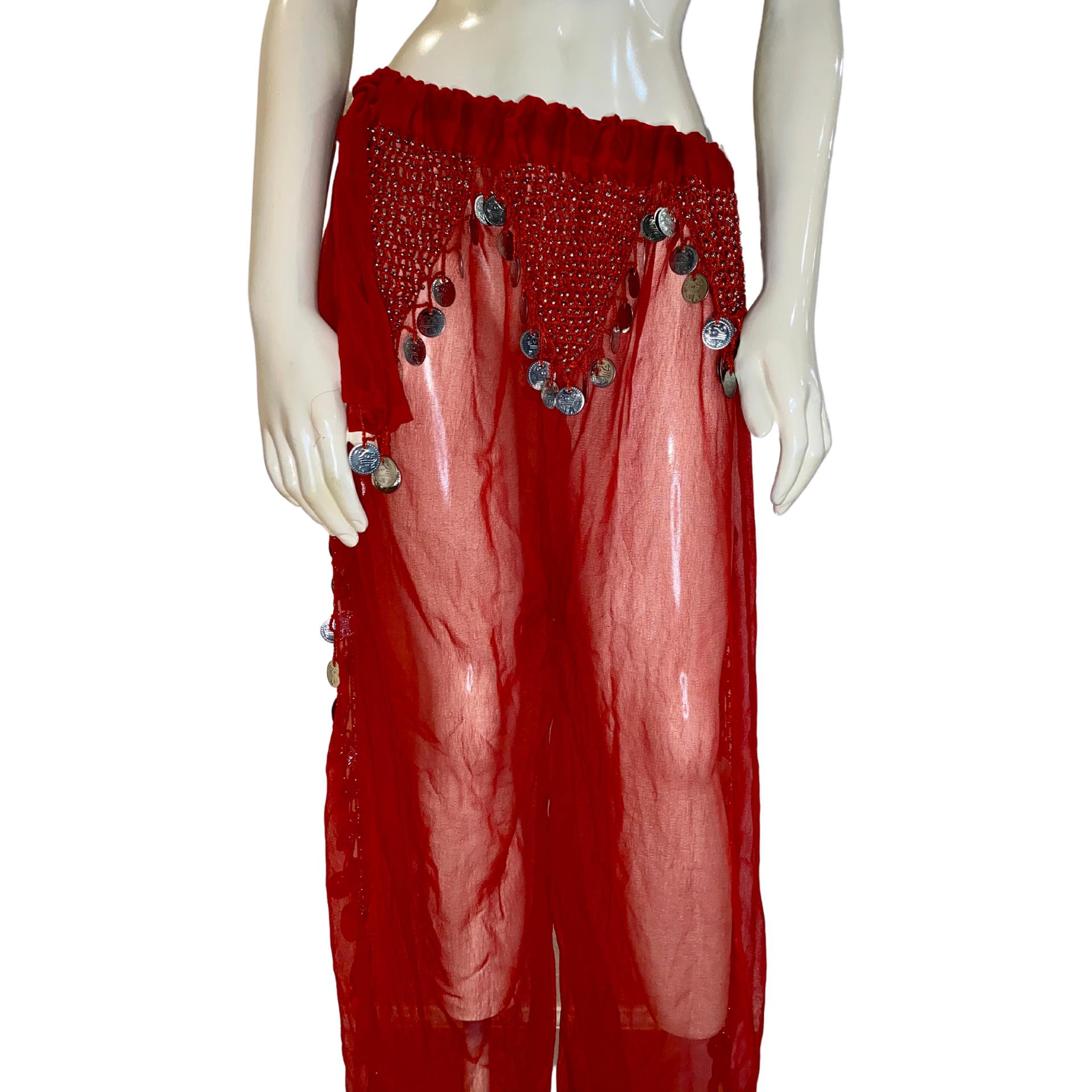 Princess Jasmine Pants Women Belly Dance Chiffon Harem Yoga Pants
